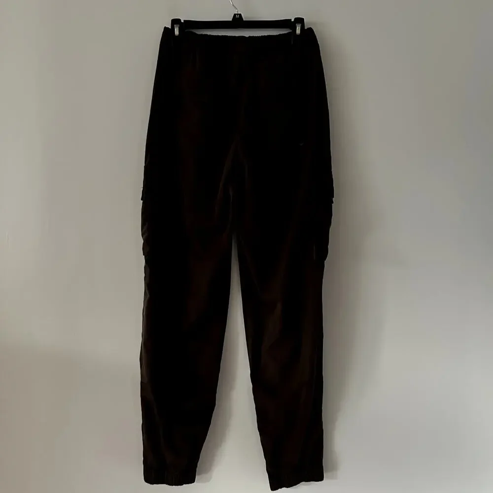 Alo Yoga Dark Brown It Girl Cargo Utility Athletic Jogger Pants Size M